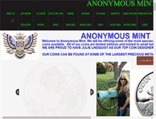 Tablet Screenshot of anonymousmint.com